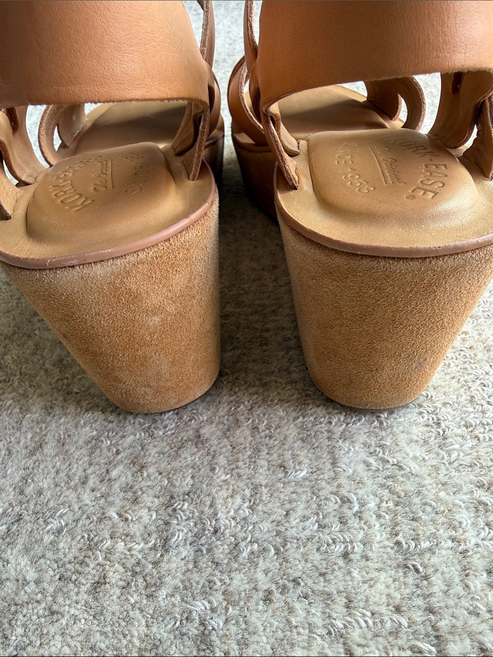 Kork-Ease Ava Ankle-Strap Wedges. Size EU 39 / US 9. - Picture 6 of 9